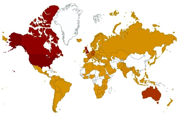 Blog World Map 2015